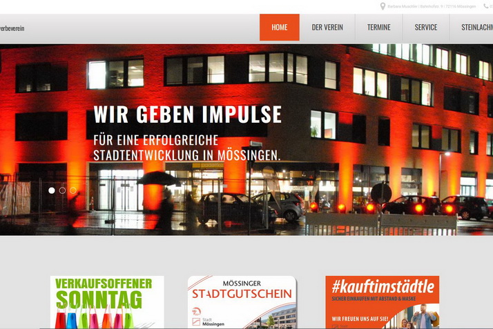 Homepage-Gestaltung